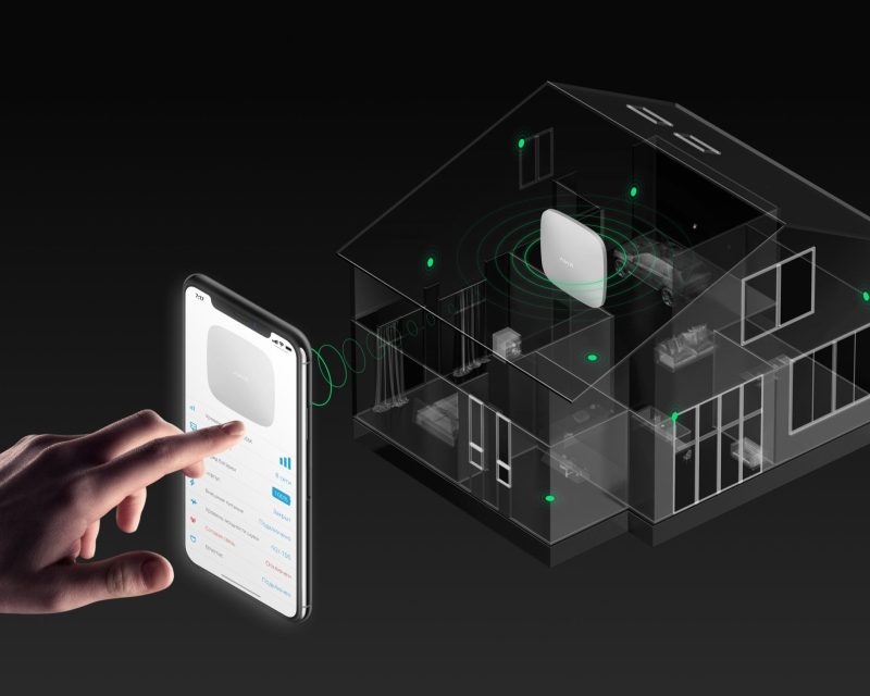 In place of intruder alarm detector